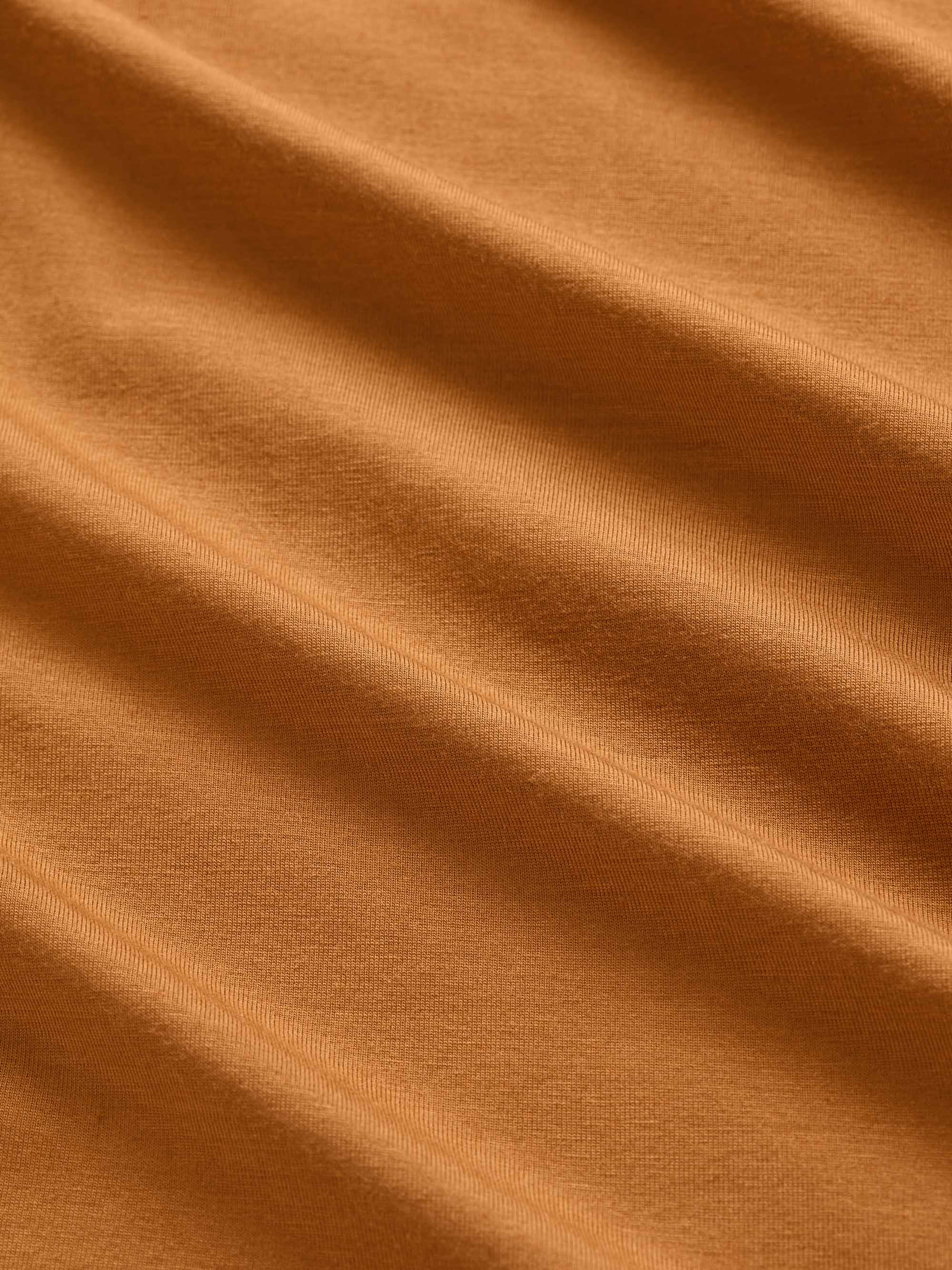 Men's T-Shirt Basel Micro Modal Stretch Ginger - 6