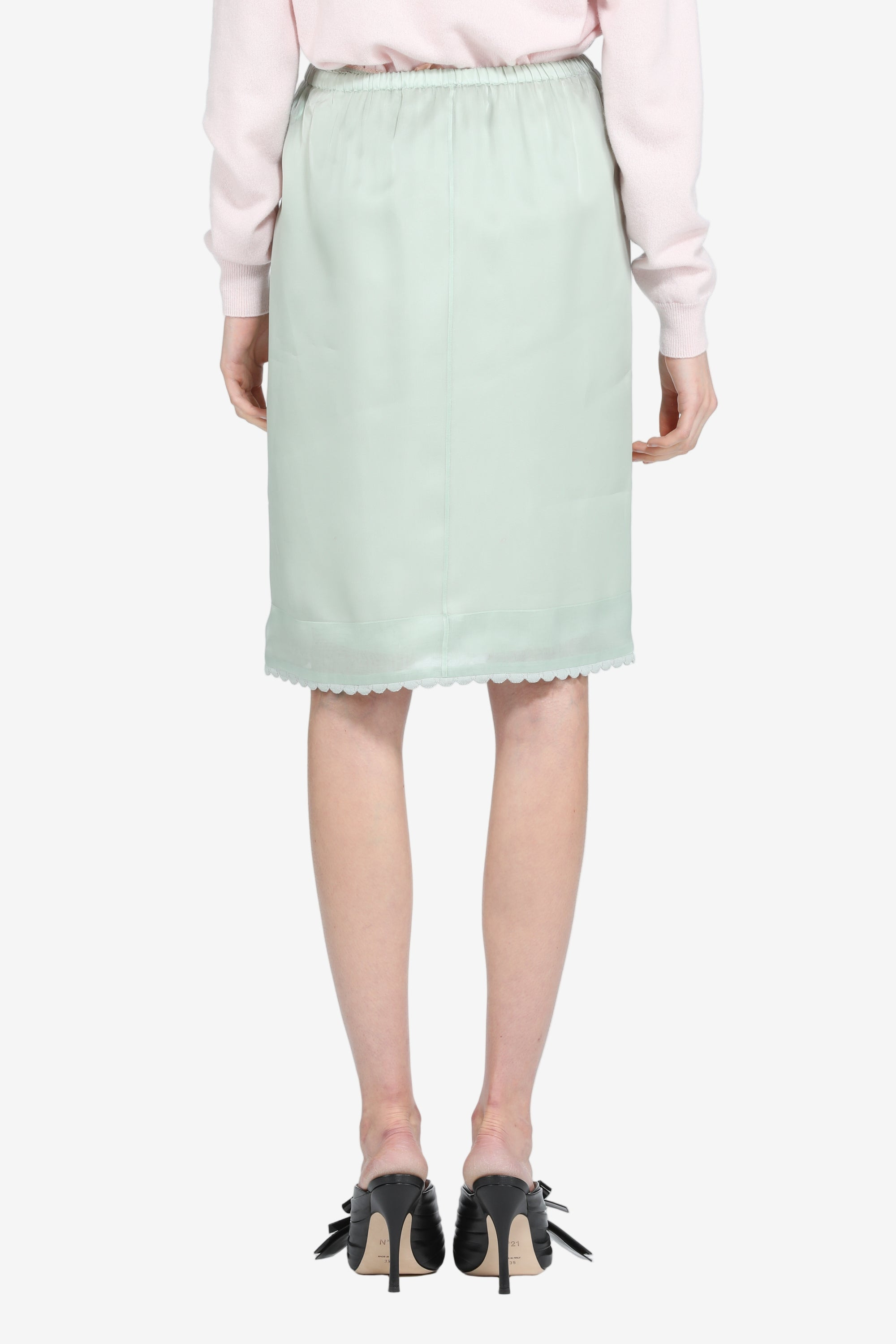 KNEE-LENGTH SKIRT - 2