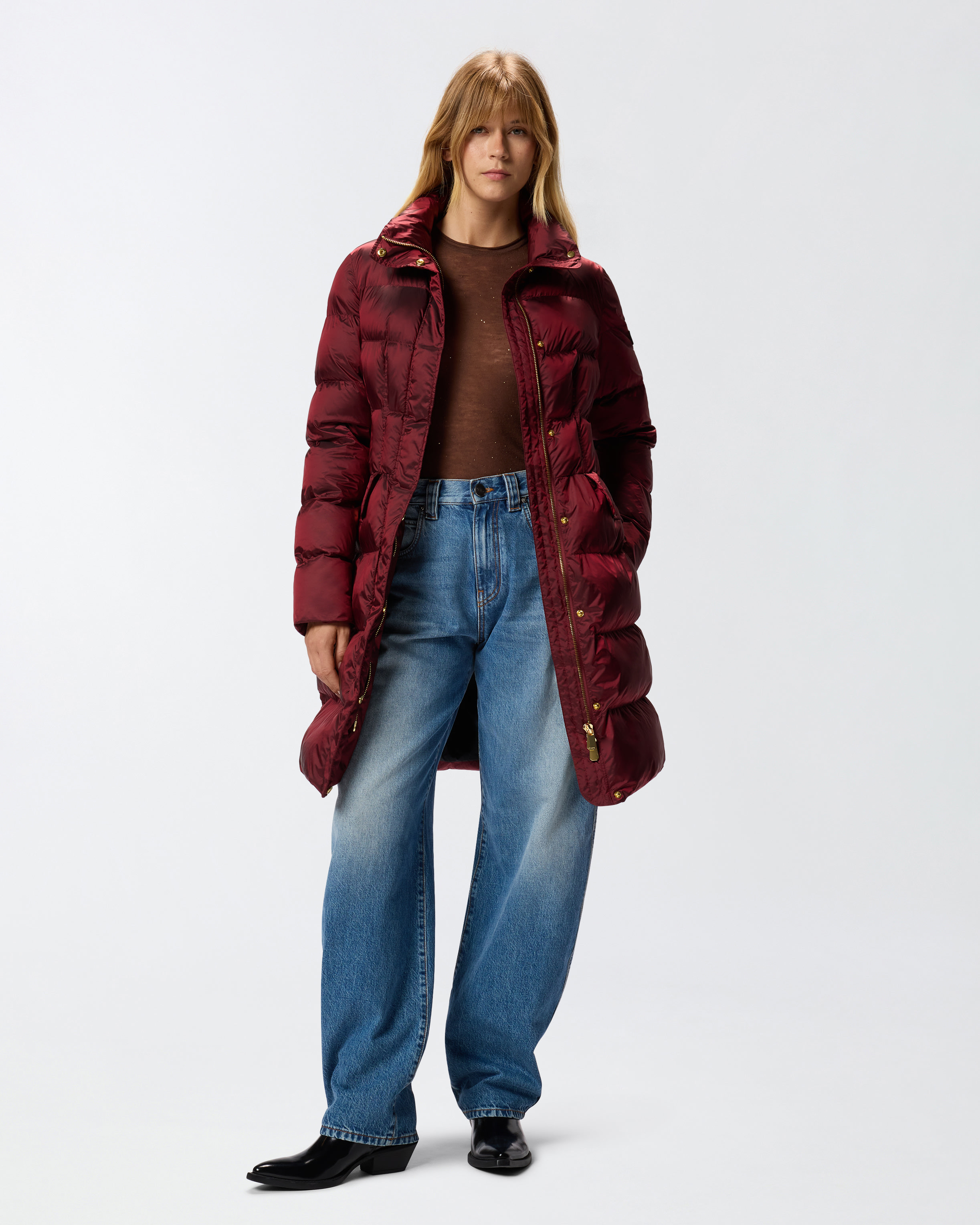 LONG CANVAS DOWN JACKET - 3