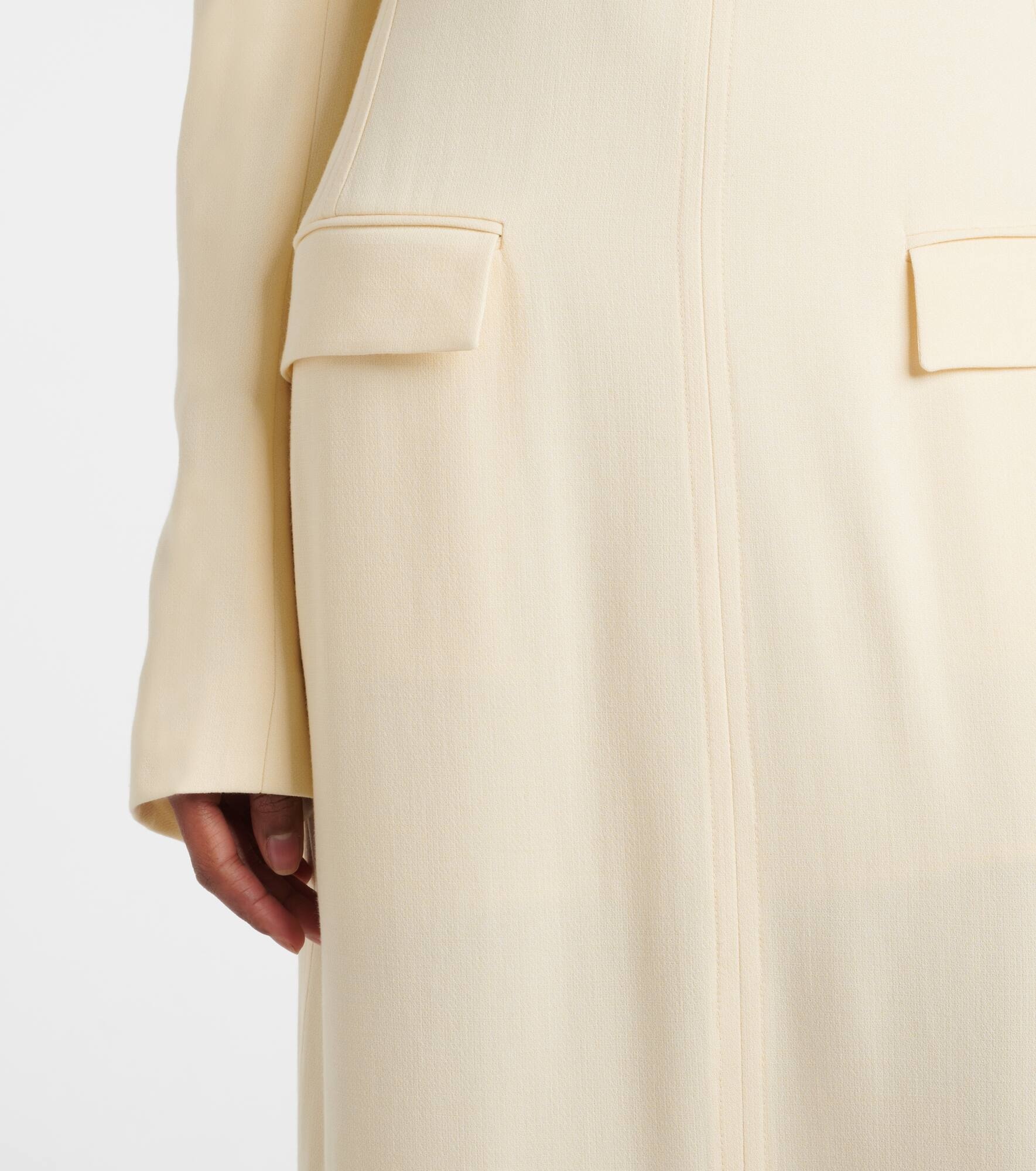 Pocket crêpe maxi dress - 6