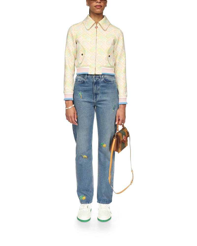 CASABLANCA Ping Pong Bomber Jacket | Casablanca Paris outlook