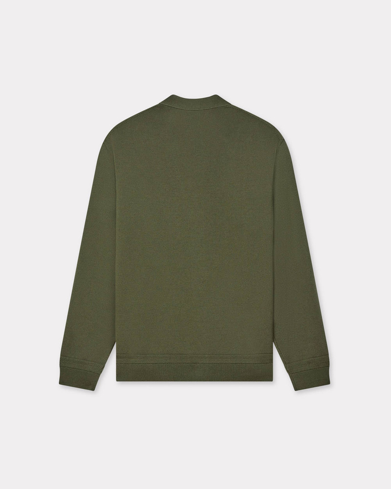 KENZO 'Boke Flower' embroidered cardigan in Merino wool outlook