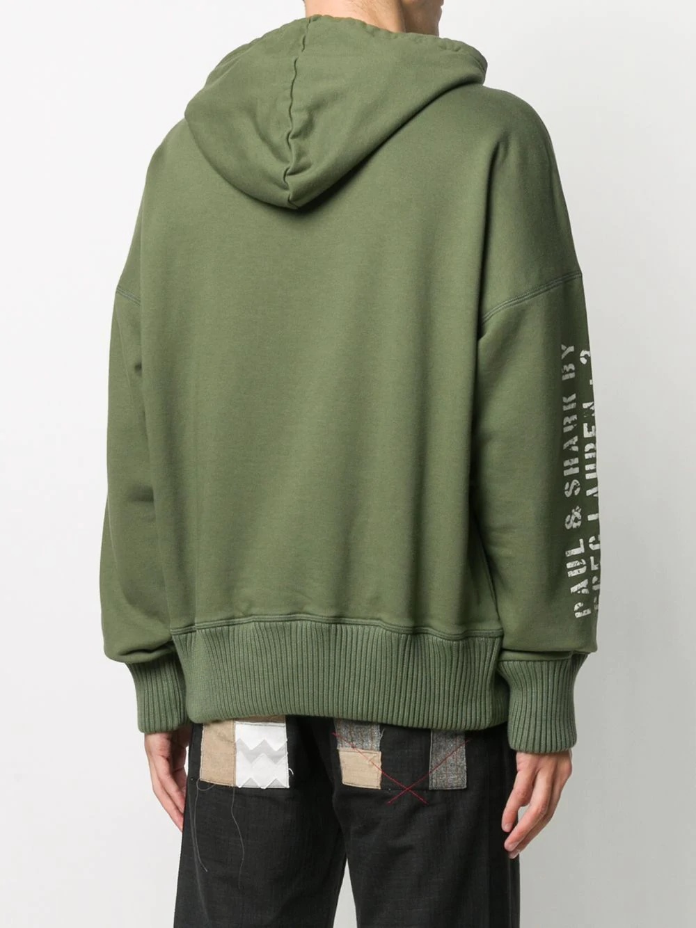 drop shoulder hoodie - 4