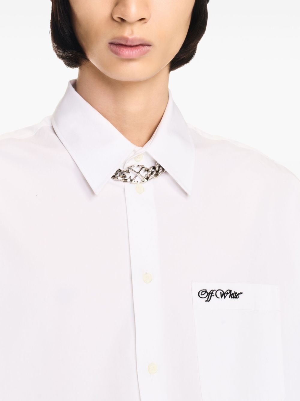 College cotton-poplin shirt - 5