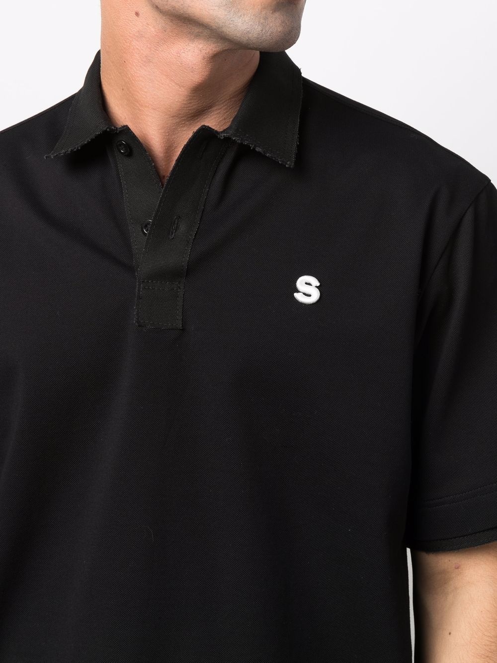 logo-embroidered polo shirt - 5