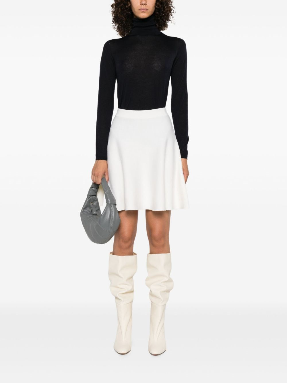 Wool midi skirt - 5