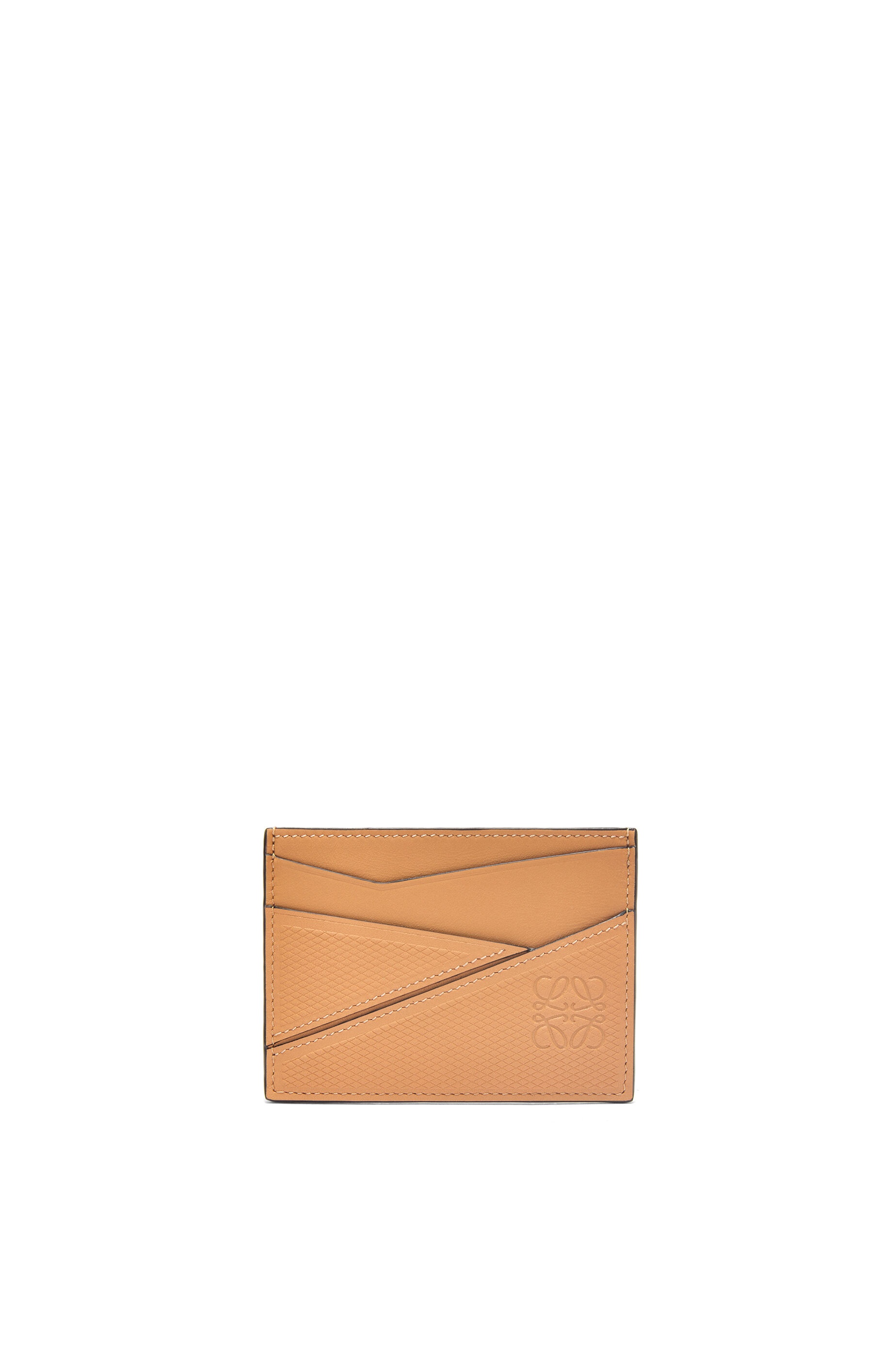 Puzzle plain cardholder in diamond calfskin - 1