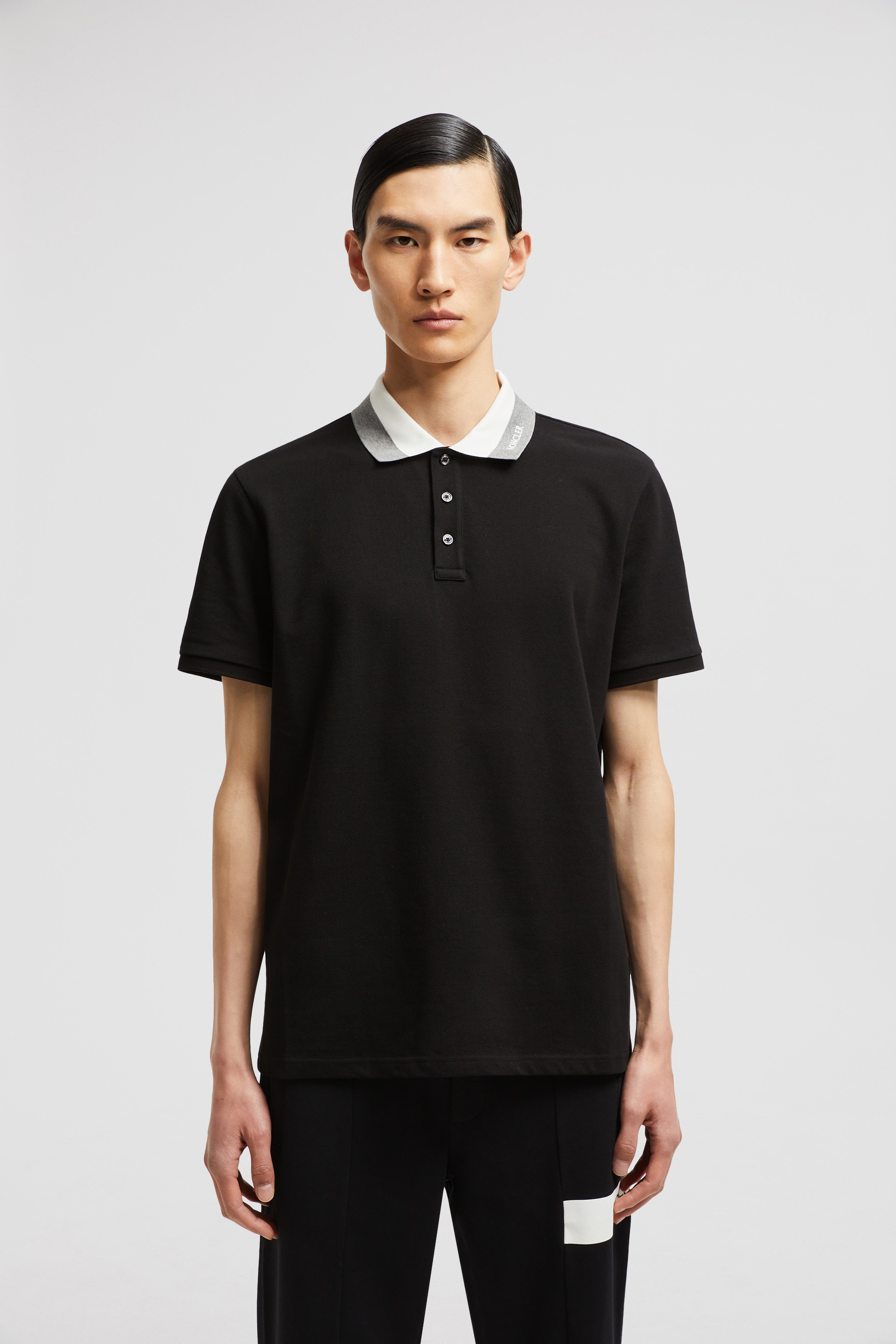 Embroidered Logo Cotton Piquet Polo Shirt - 3