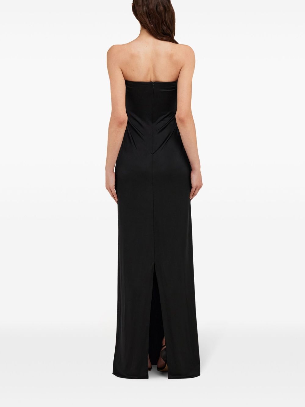 strapless maxi dress - 3