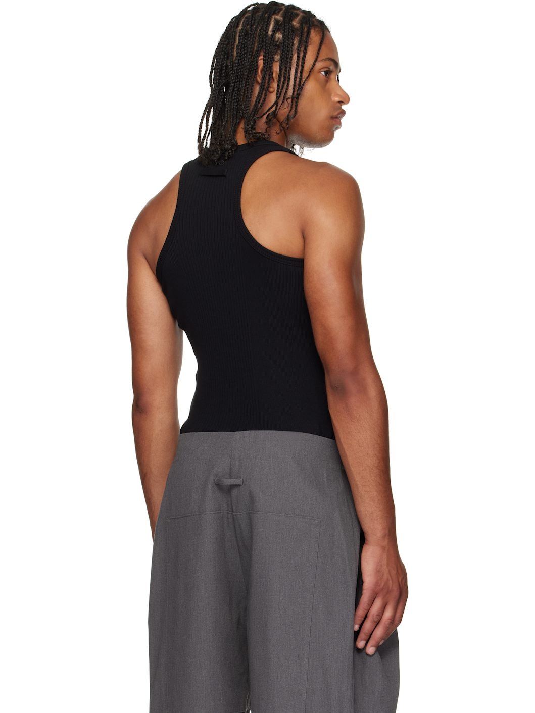 Black 'The Piercing' Tank Top - 3