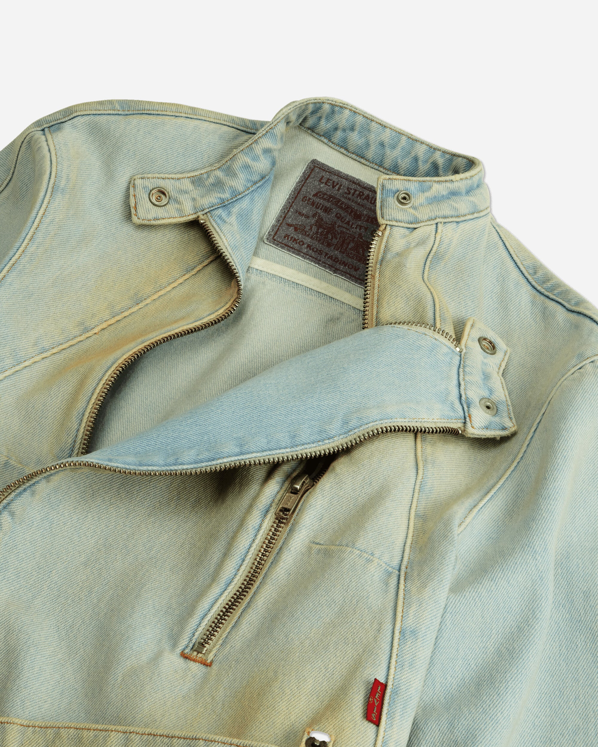 Women's Levi’s Carina Waisted Jacket Light Indigo Wash - 4