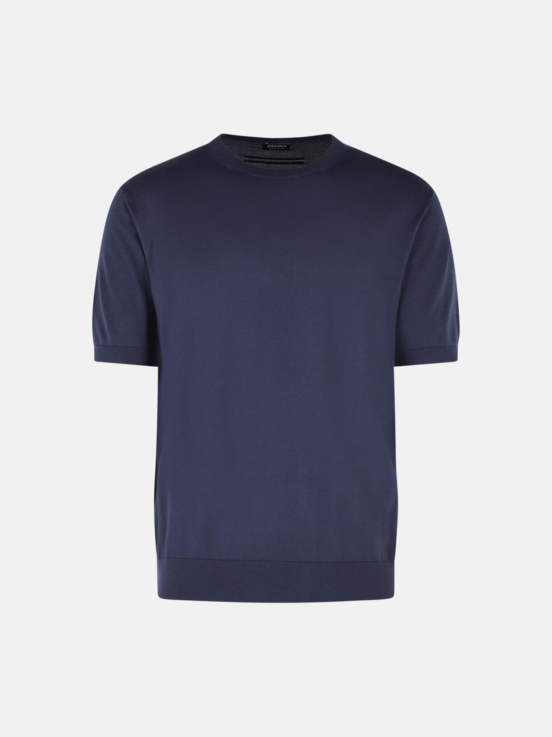BLUE COTTON T-SHIRT 1