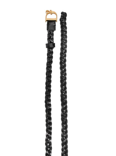 DSQUARED2 braided logo buckle belt outlook