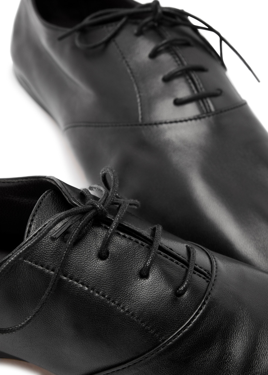 The Row Awar Leather Flats - 4