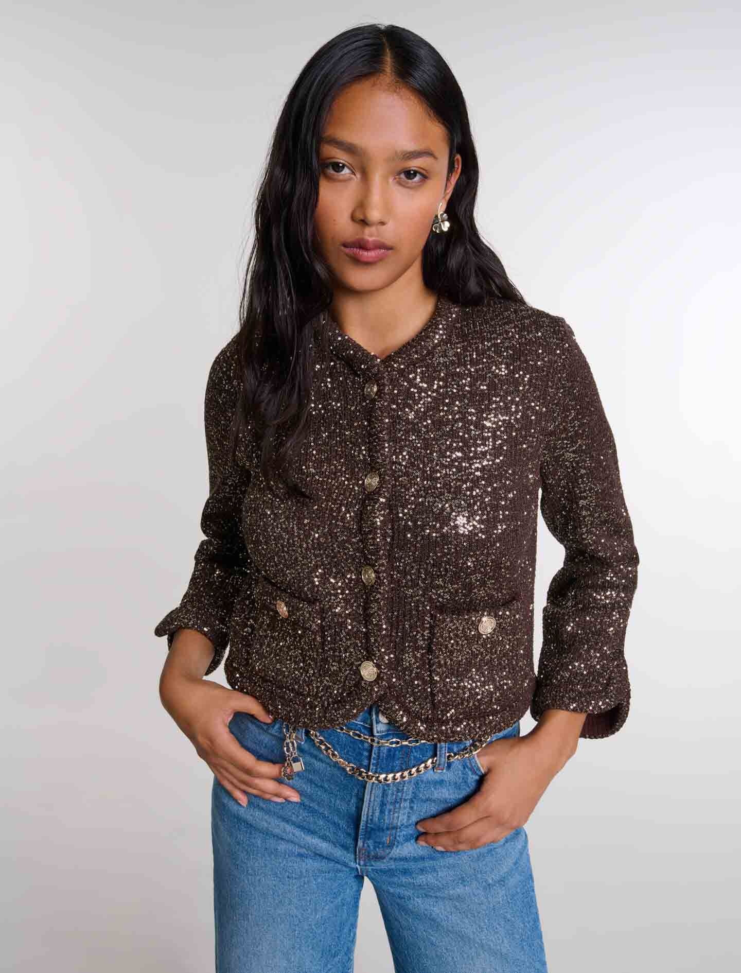 Sequinned cardigan - 7
