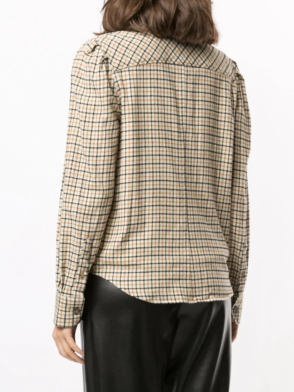 Falco checked long-sleeved shirt - 4