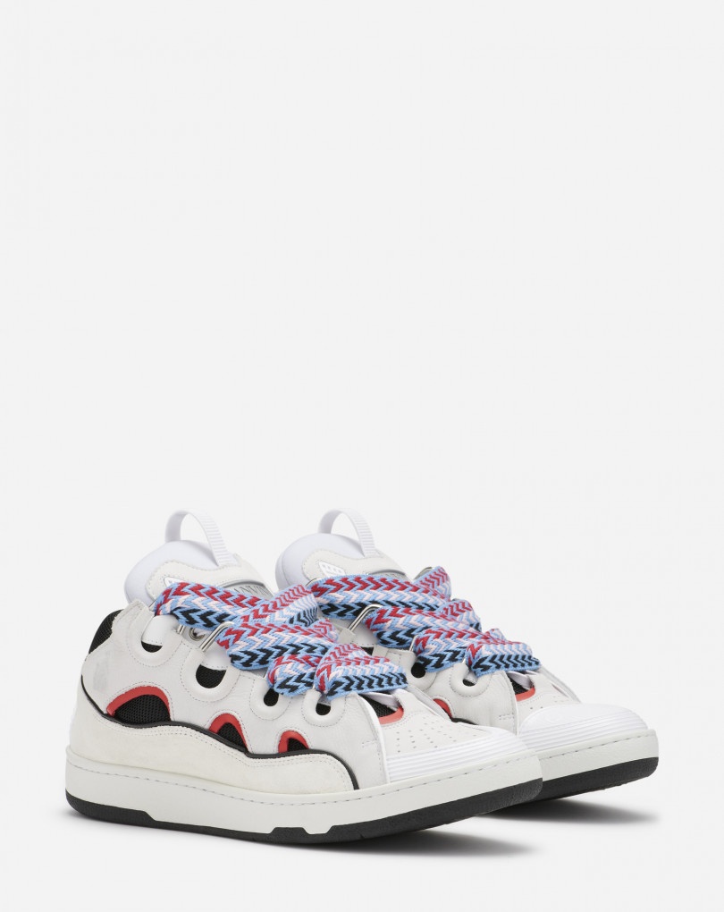LEATHER CURB SNEAKER - 2
