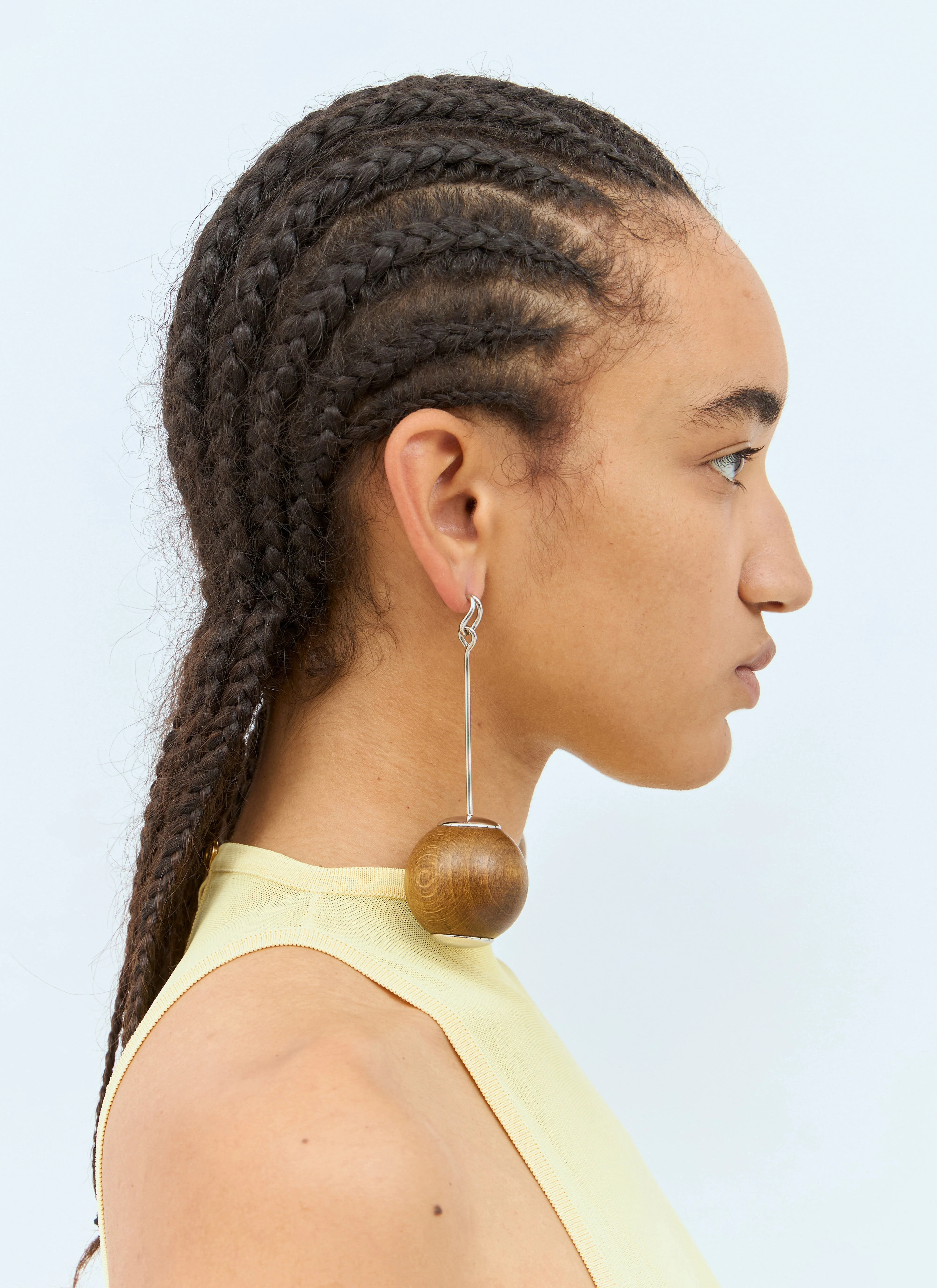 Jacquemus Women Les Grandes Boucles Nodo Earrings - 1