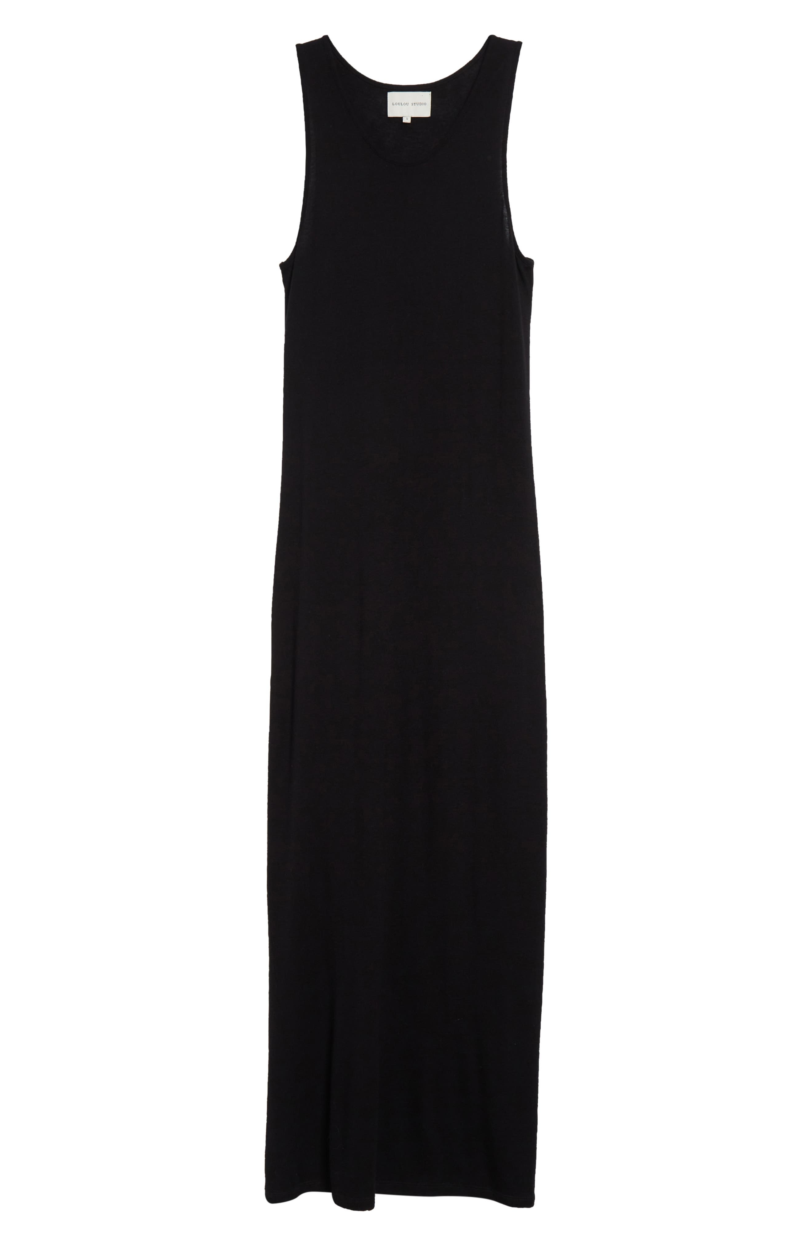 LOULOU DE SAISON Myron Tank Maxi Dress in Black at Nordstrom - 5