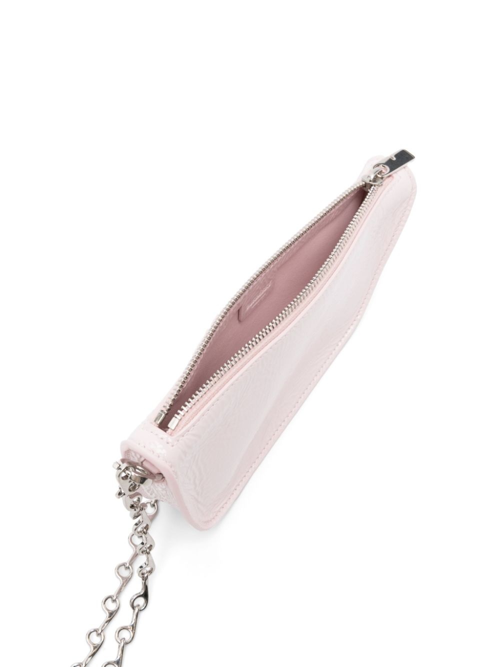 asymmetric leather crossbody bag - 5