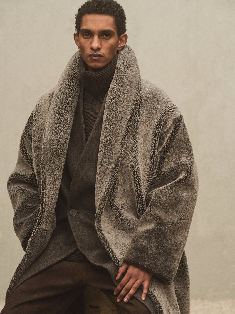 Sherpa Shawl Collar Jacket 2