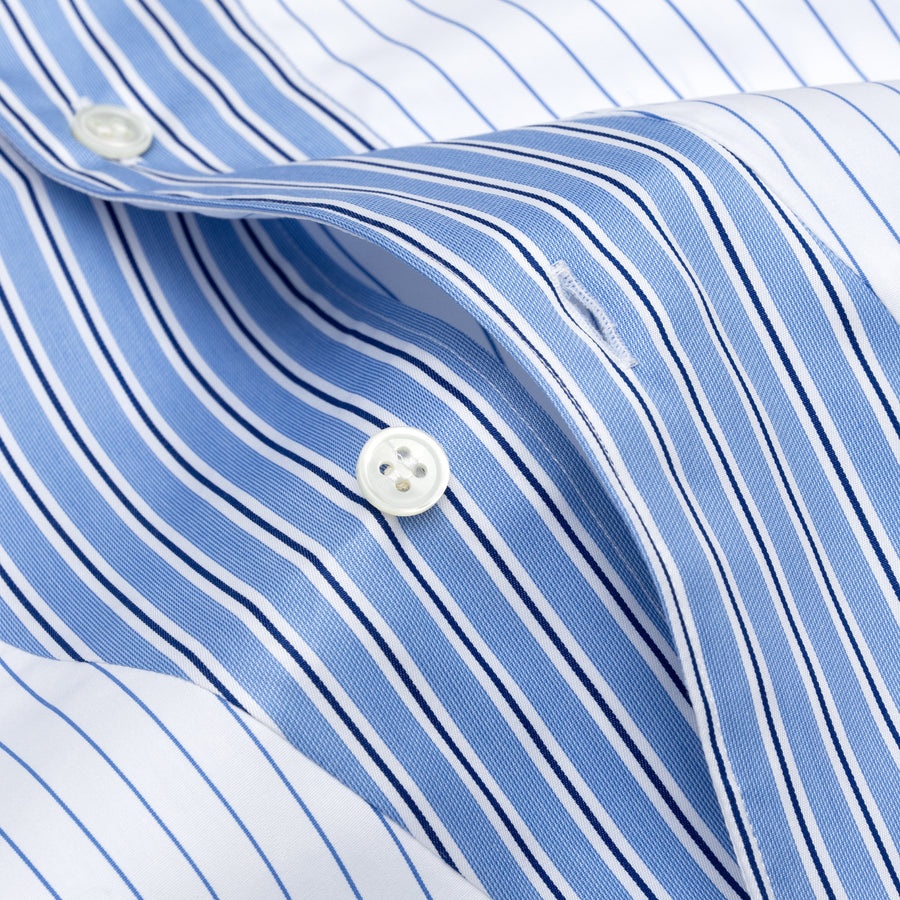 COTTON POPLIN STRIPE SHIRT - 3
