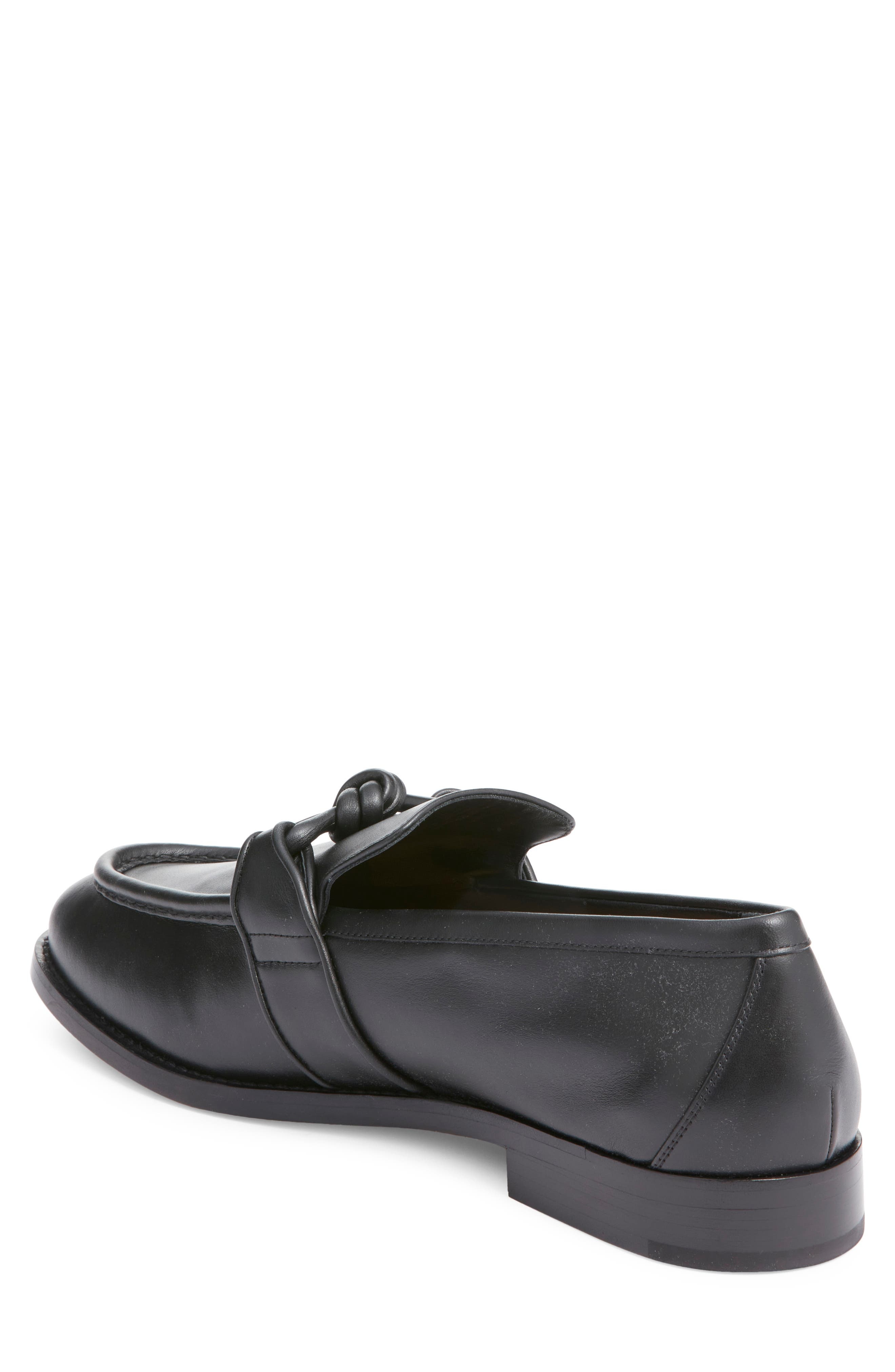 Bottega Veneta Astaire Knot Bit Loafer in 1000 Black at Nordstrom - 2
