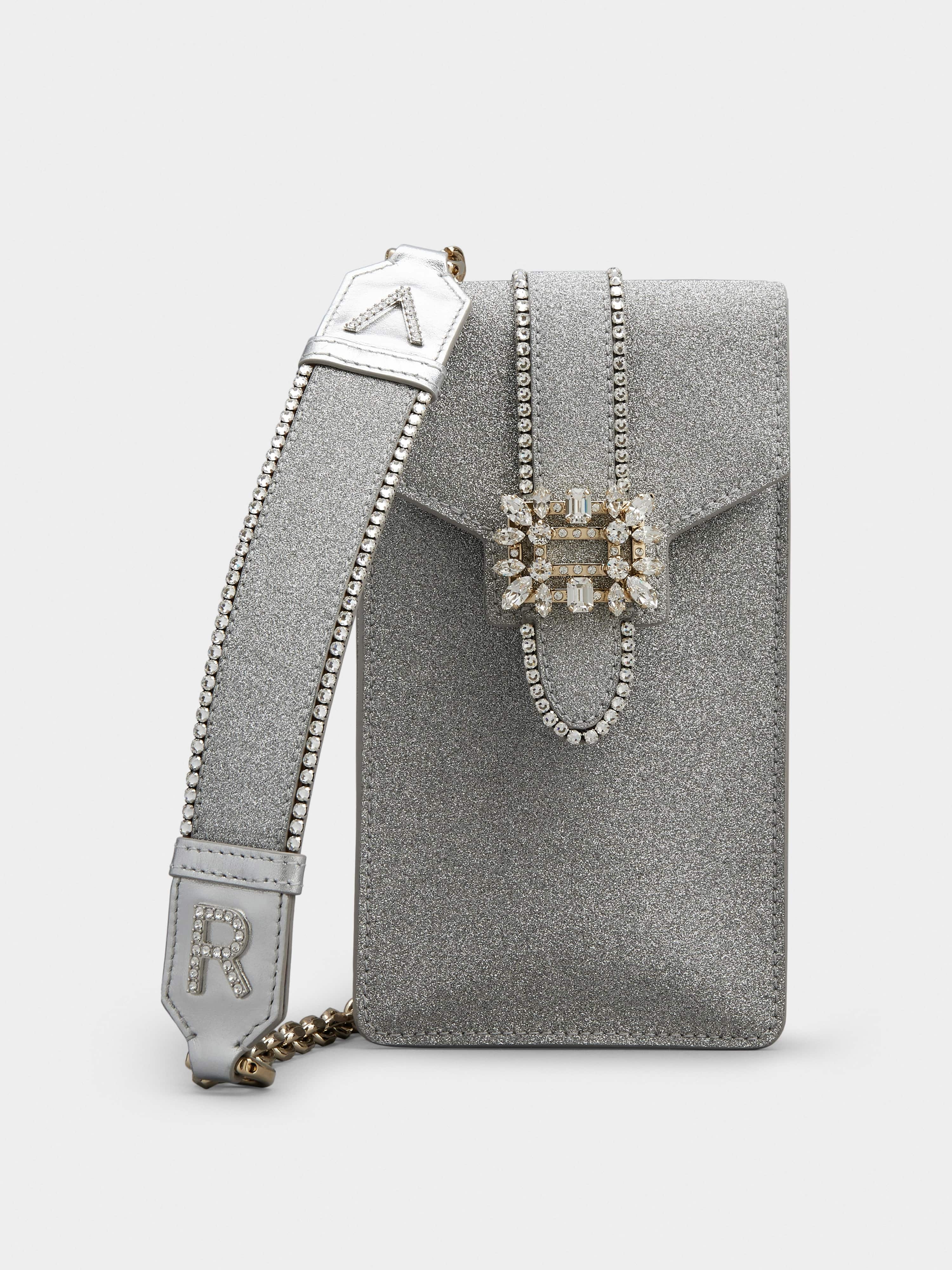 Miss Vivier Pocket Phone Holder in Fabric - 1