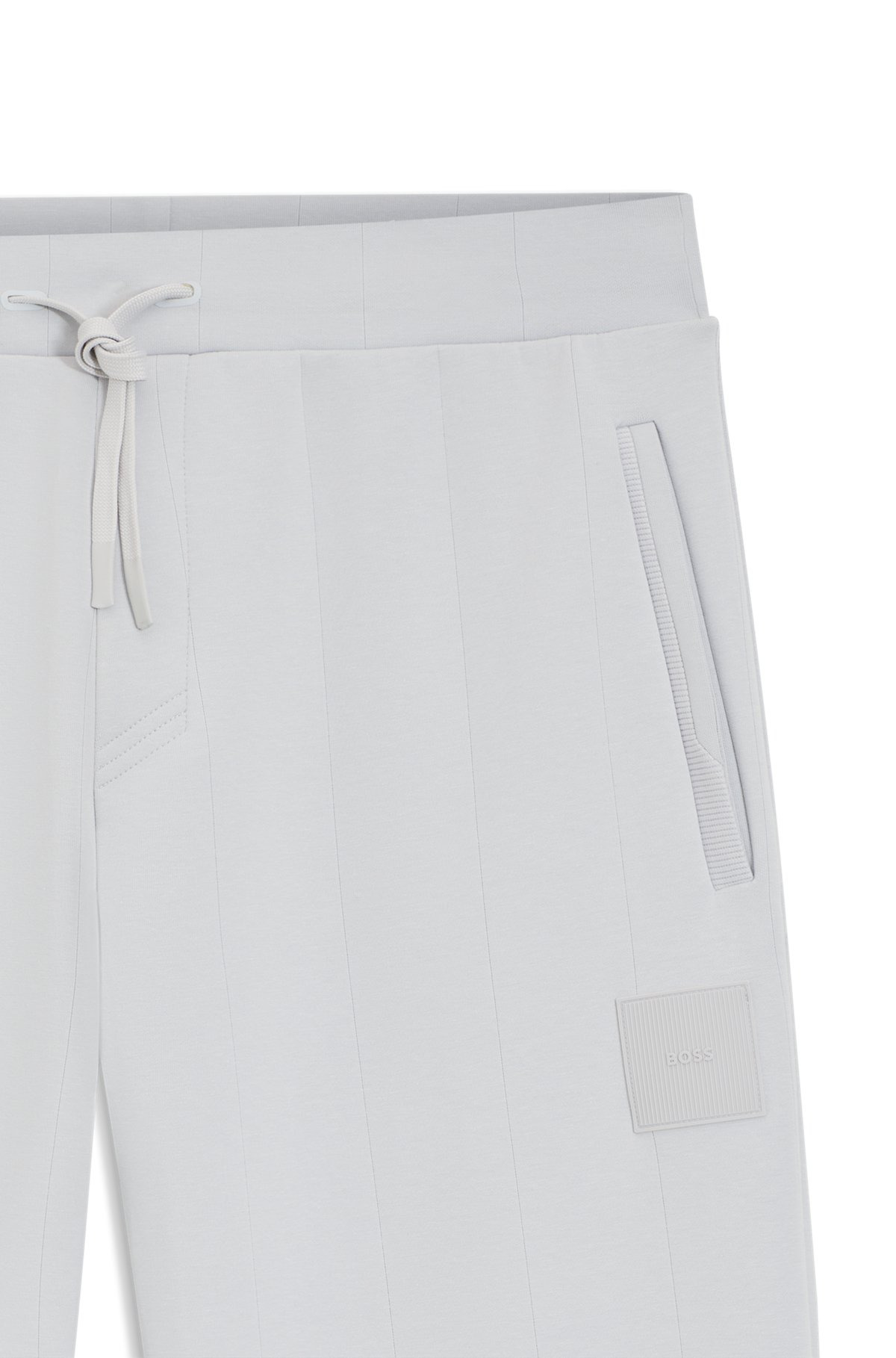 TRACKSUIT BOTTOMS IN A DROP-NEEDLE COTTON - 6