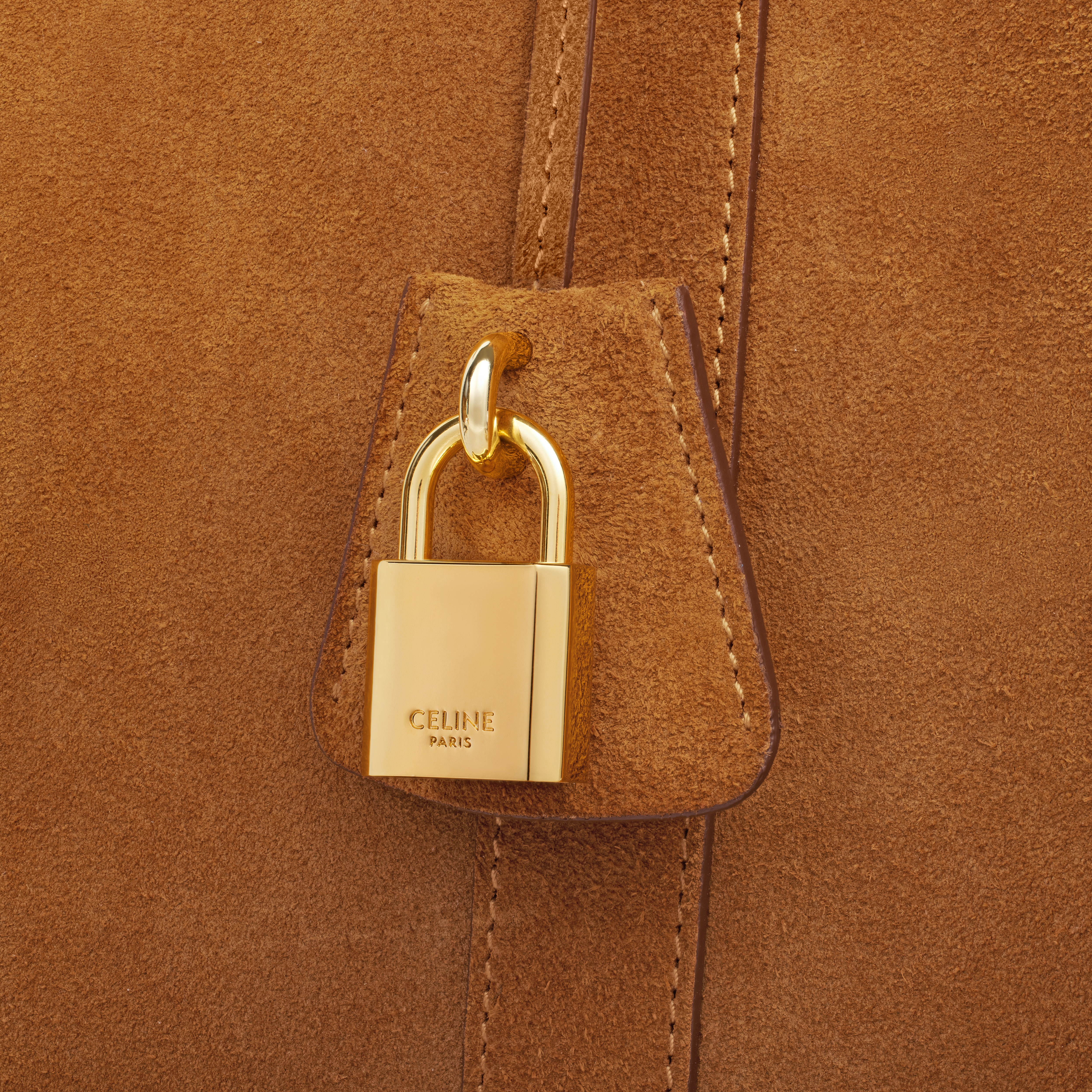 Large cabas in Suede calfskin - 4