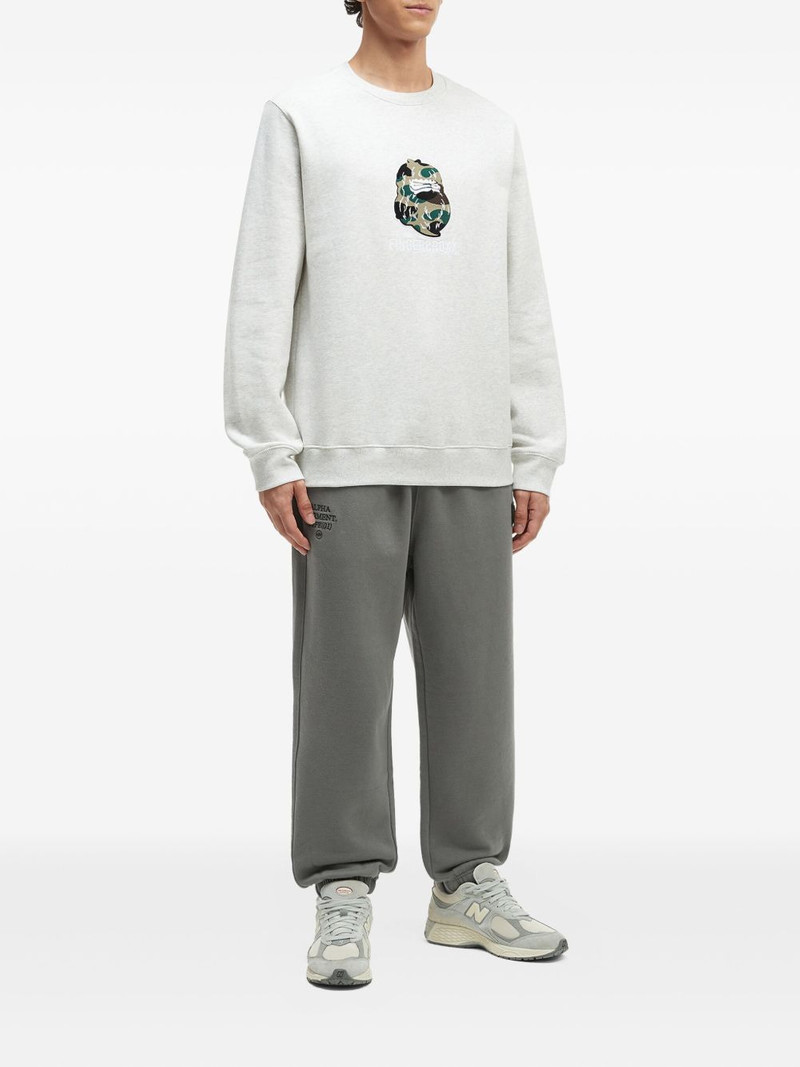 ALPHA INDUSTRIES embroidered-logo cuffed track pants outlook