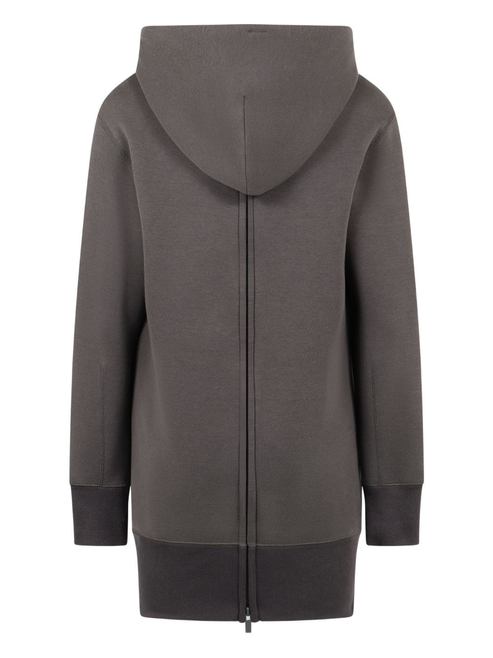 ribbed-edge hoodie - 2