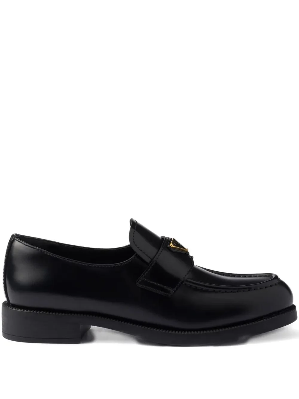 Prada Women Brushed Leather Loafers - 1