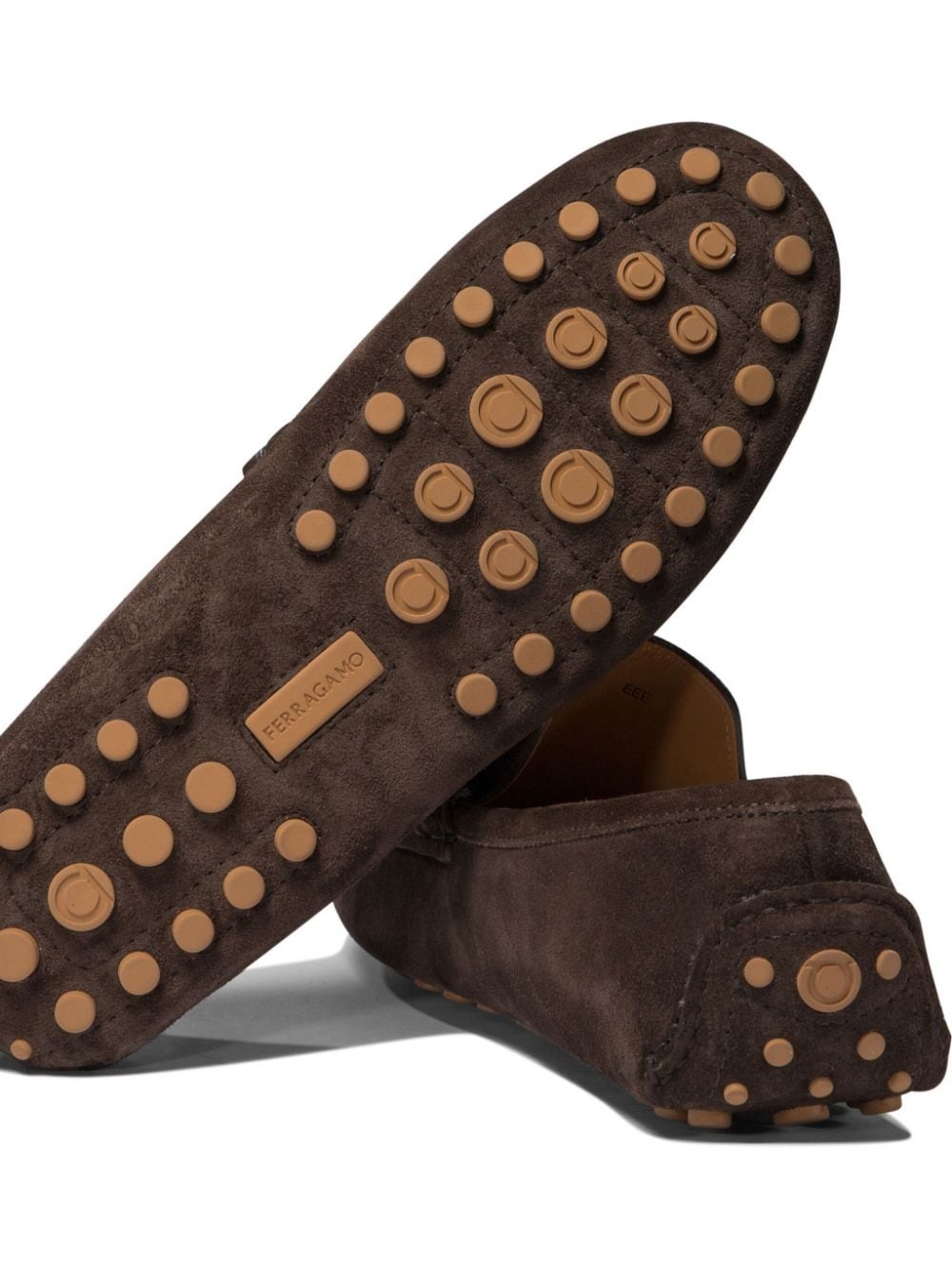 Gancini suede loafers - 5