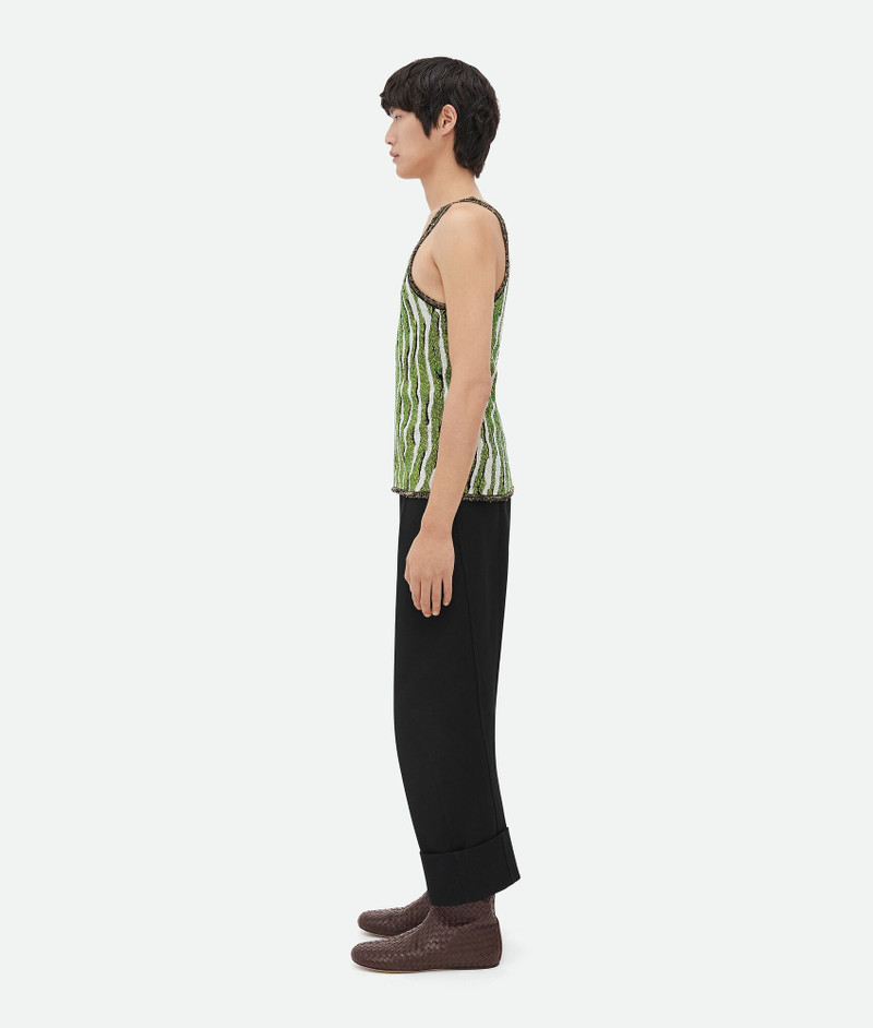 Bottega Veneta Slim Fit Viscose Jacquard Tank Top outlook