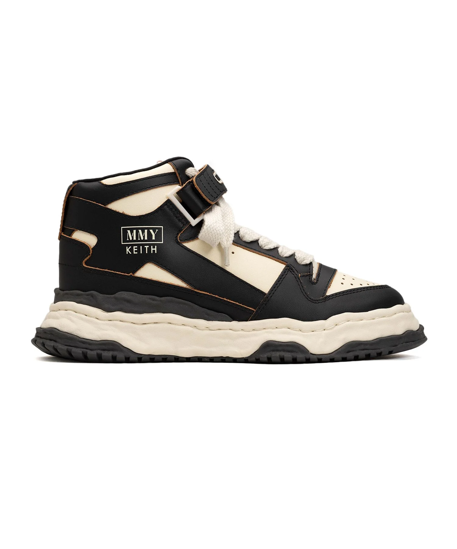 "KEITH" OG Sole Leather High-top Sneaker - 1