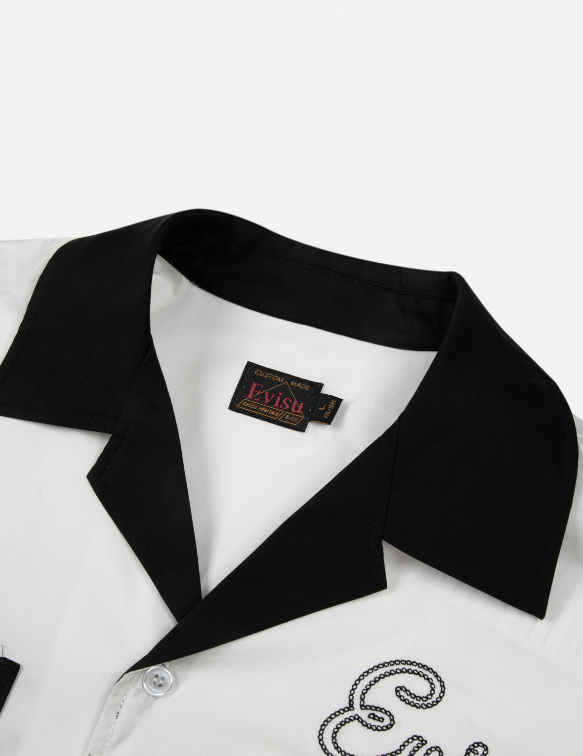 CHAIN-STITCHED EMBROIDERY LOGO BOXY TENCEL SHIRT - 9
