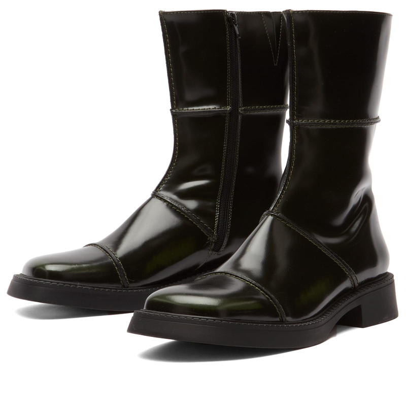 Miista Dahlia Khaki Black Ankle Boots 2