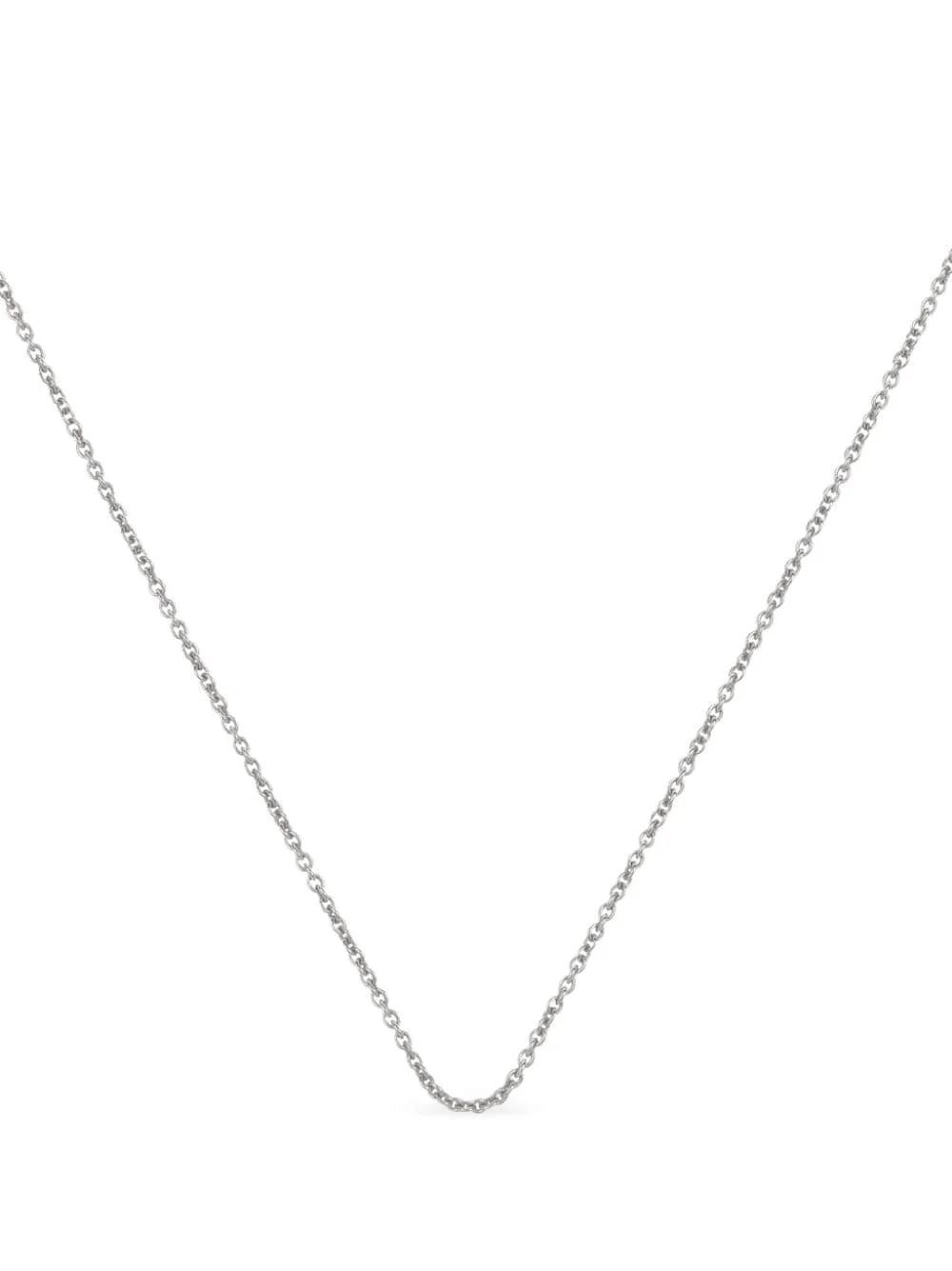 fine-chain silver necklace - 1