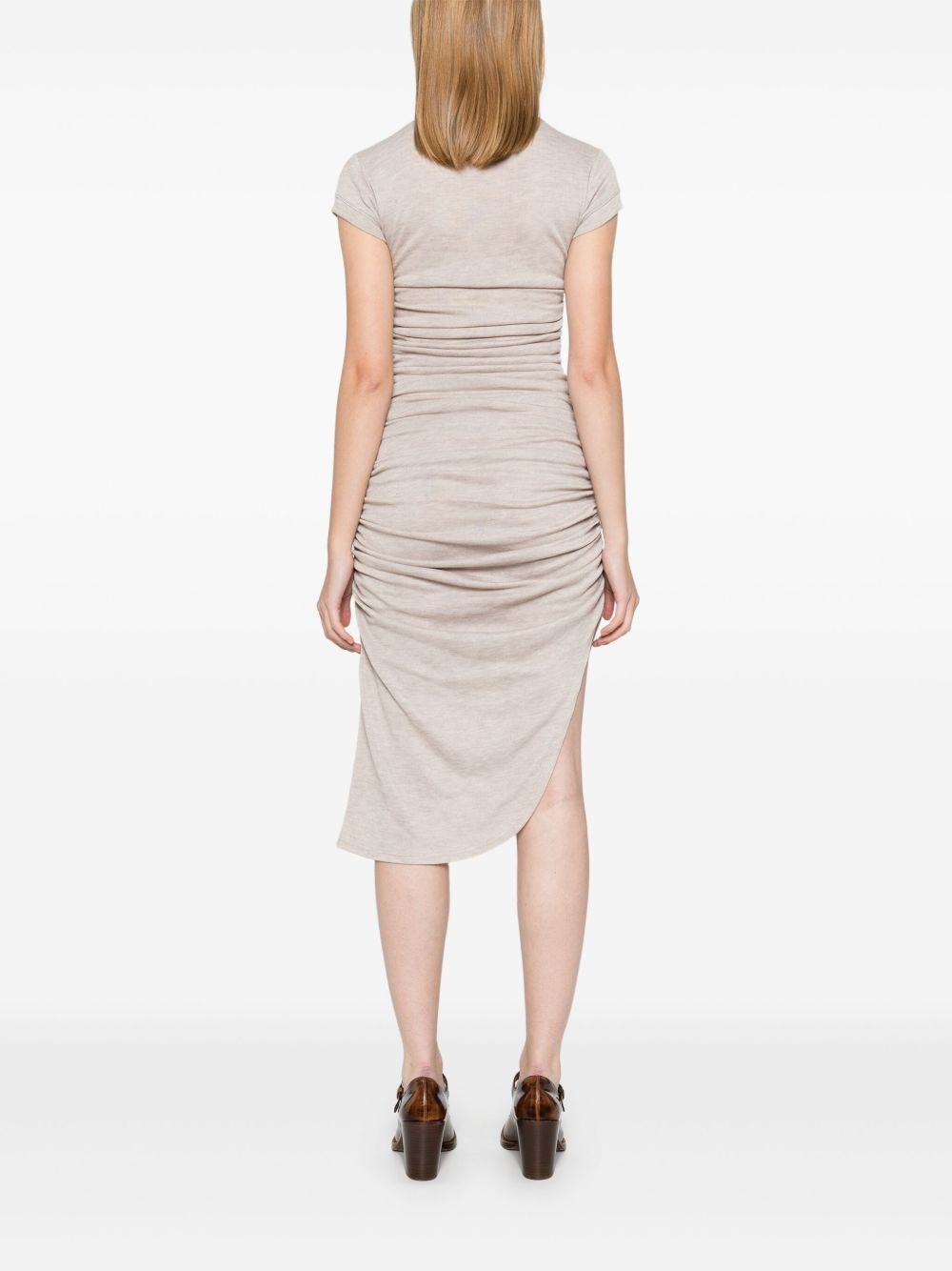 ruched mini dress - 4