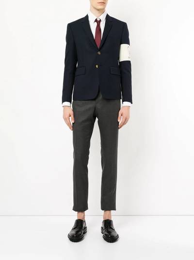 Thom Browne Low Rise Skinny Side Tab Trouser In Super 120’s Twill outlook