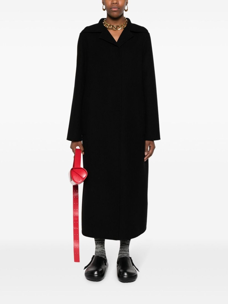 Jil Sander single-breasted cashmere coat outlook