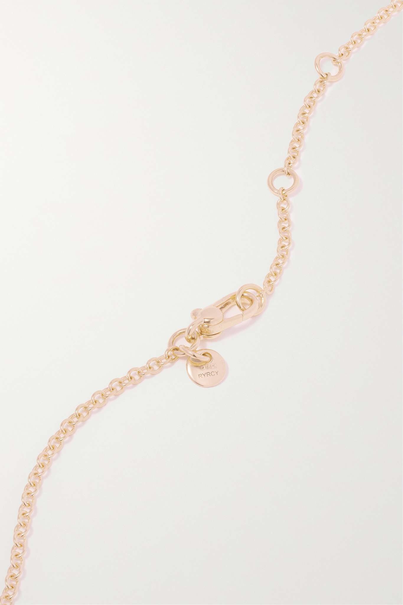 Nudo 18-karat rose and white gold multi-stone necklace - 3