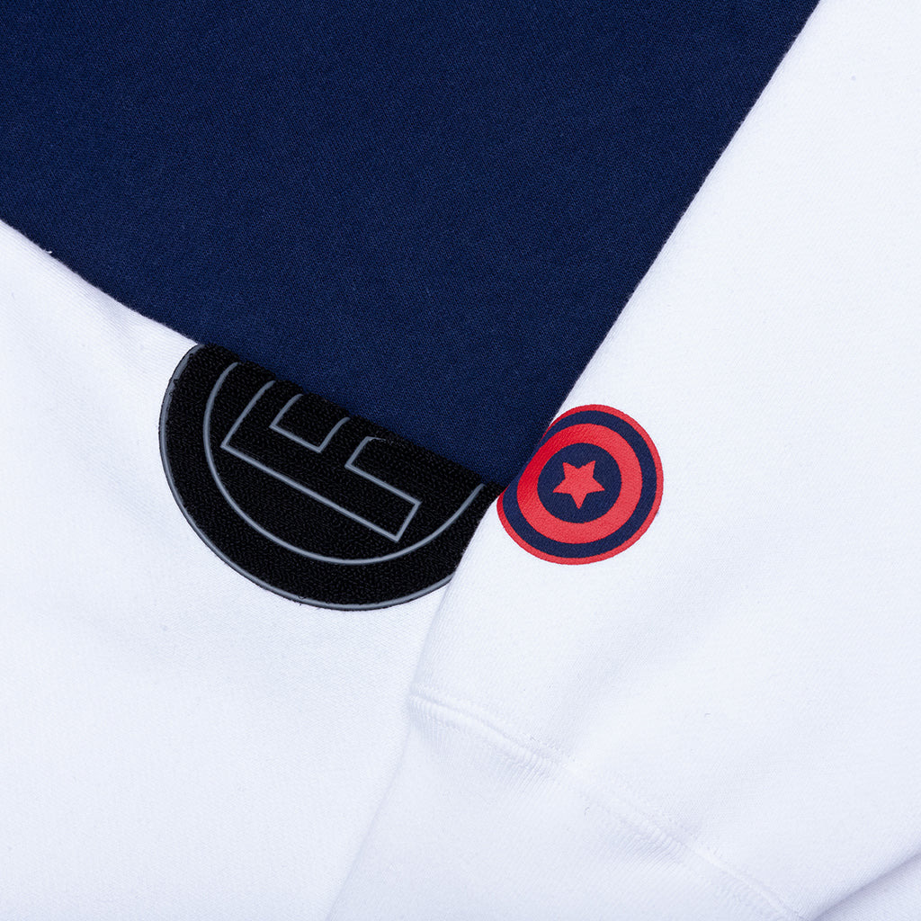 SHARK FULL ZIP HOODIE UK - NAVY - 5