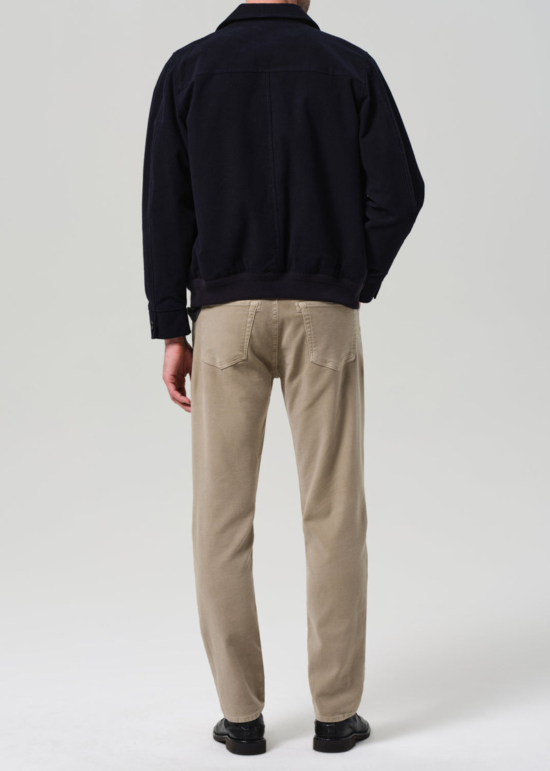 Adler Slim French Terry In Vintage Stone 4