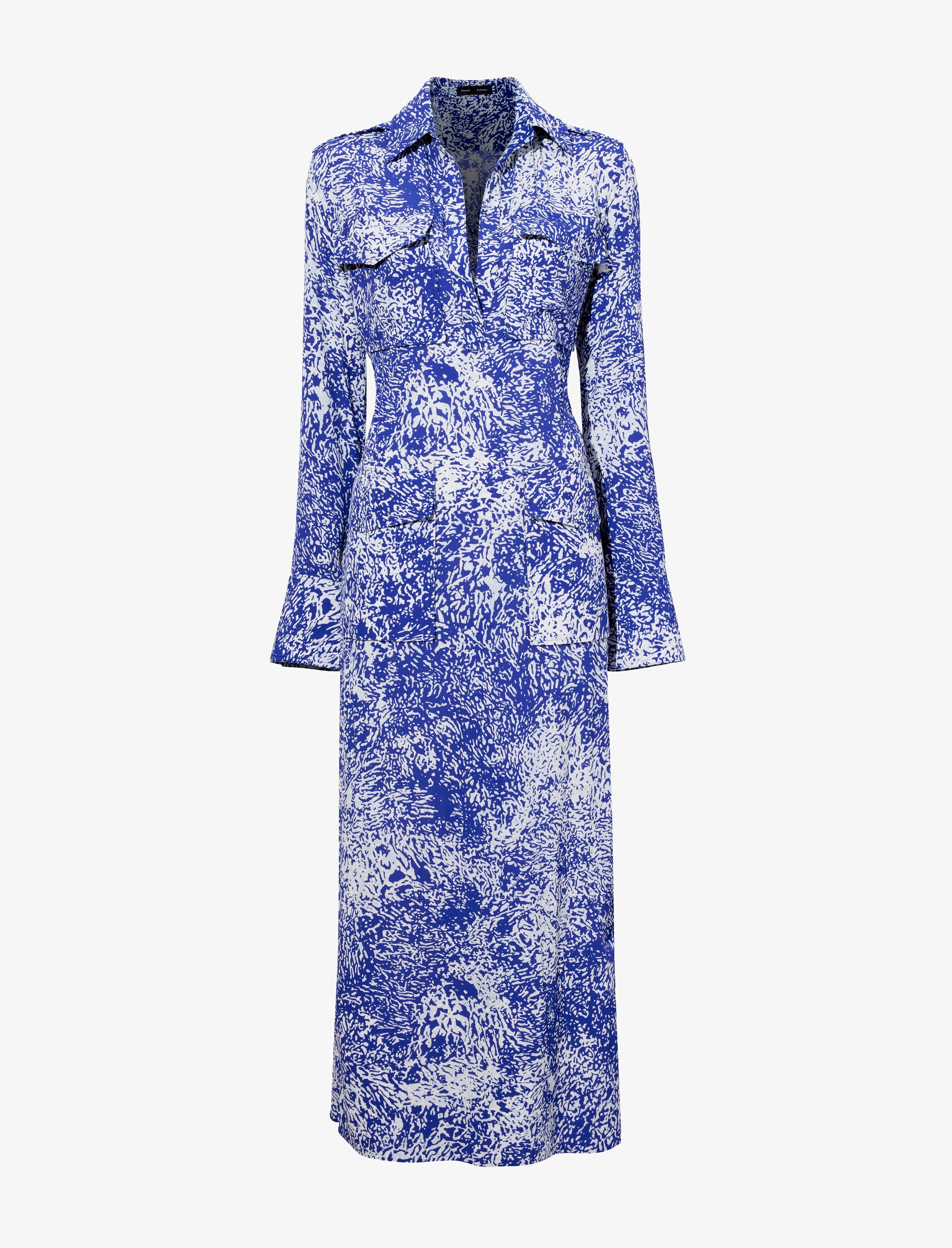 Vanessa Dress in Printed Viscose Crepe - 1