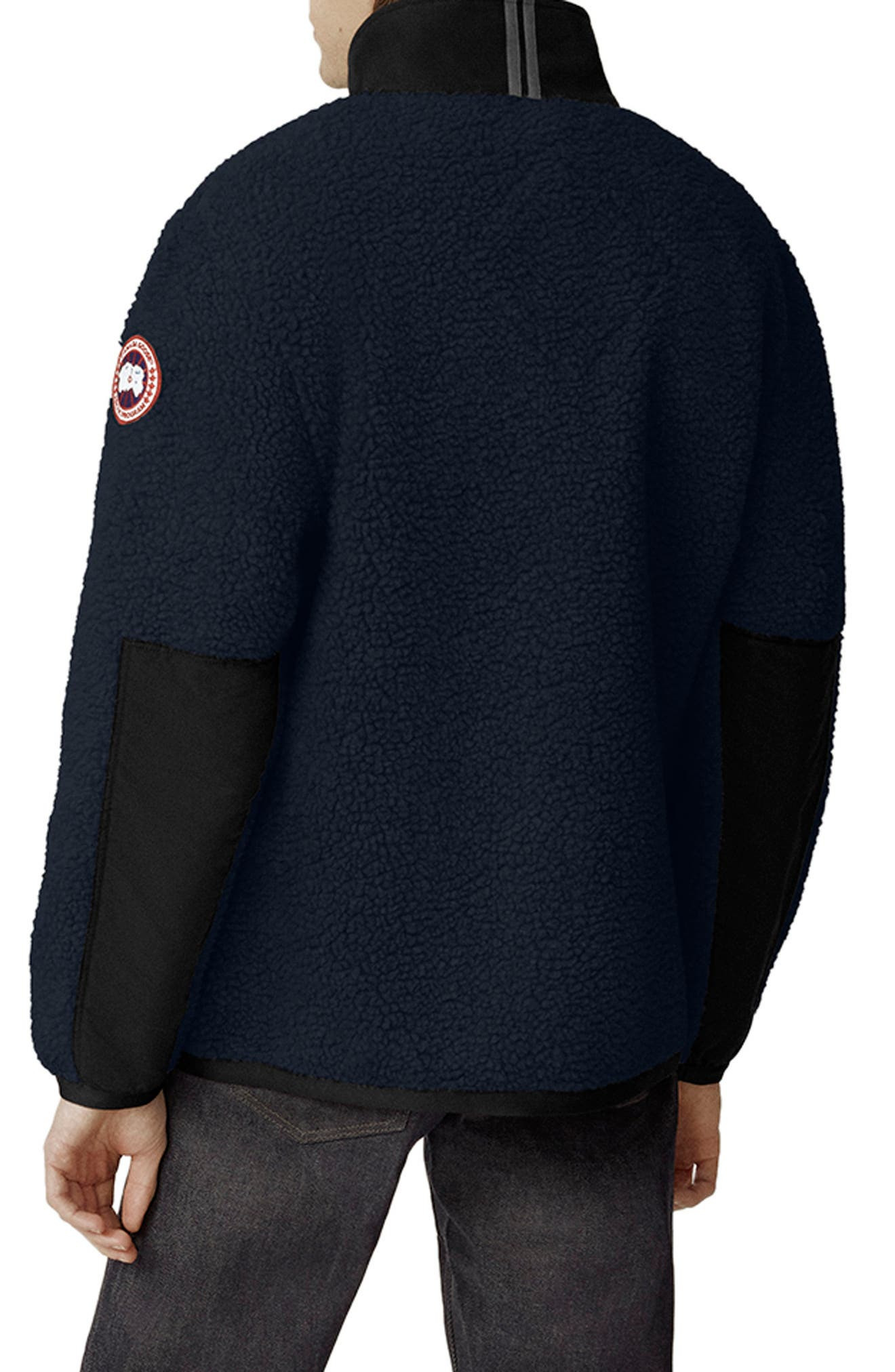 Renfrew Wool Blend Fleece Half Zip Pullover - 2