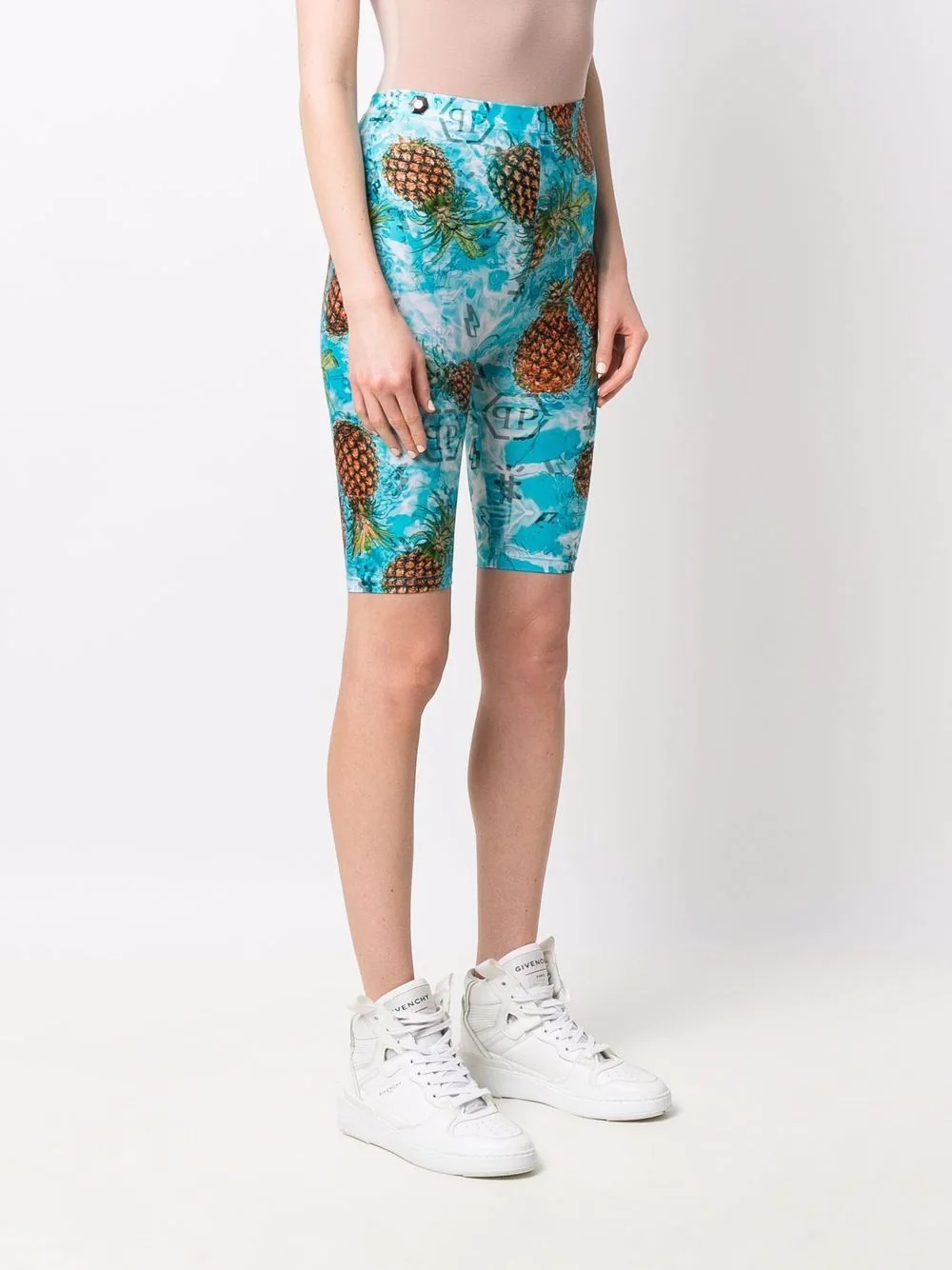 pineapple-print shorts - 3