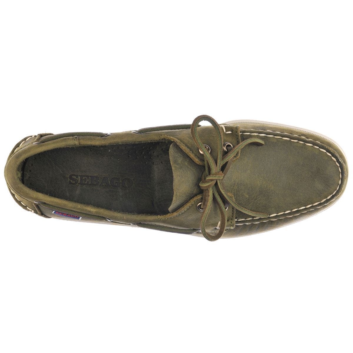 Sebago Portland Horse Boat Shoes in Green Military at Nordstrom - 2