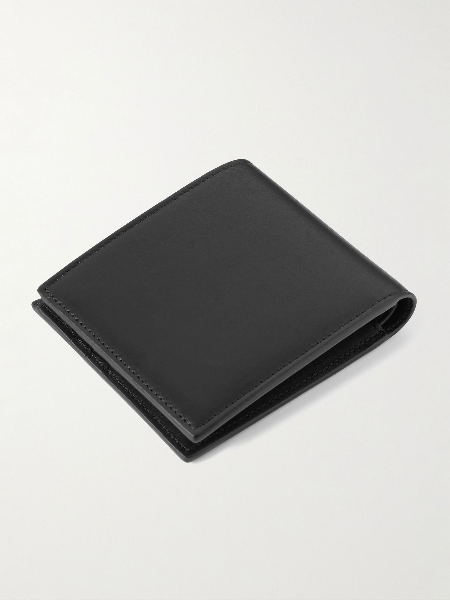 Logo-Embossed Leather Billfold Wallet Black - 2